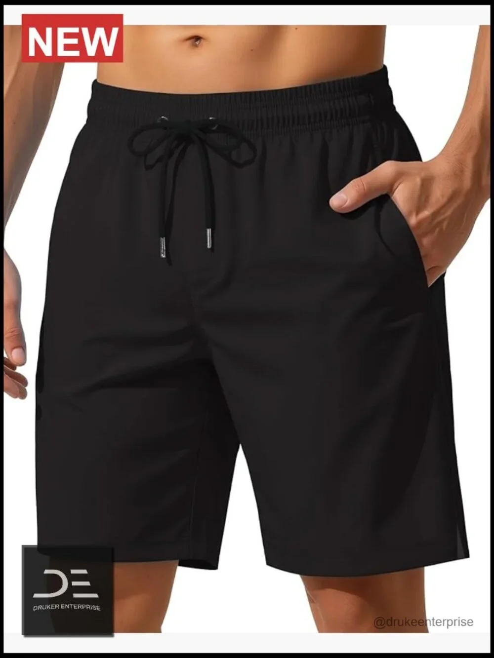 9 Inch Swim Trunks with Mesh Lining Quick Dry Breathable Pockets for Summer